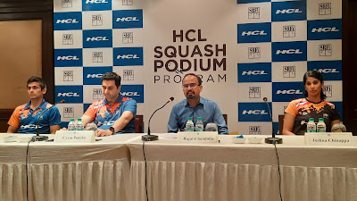 Grand launch of HCL Squash Podium Program in partnership with Squash Rackets Federation of India