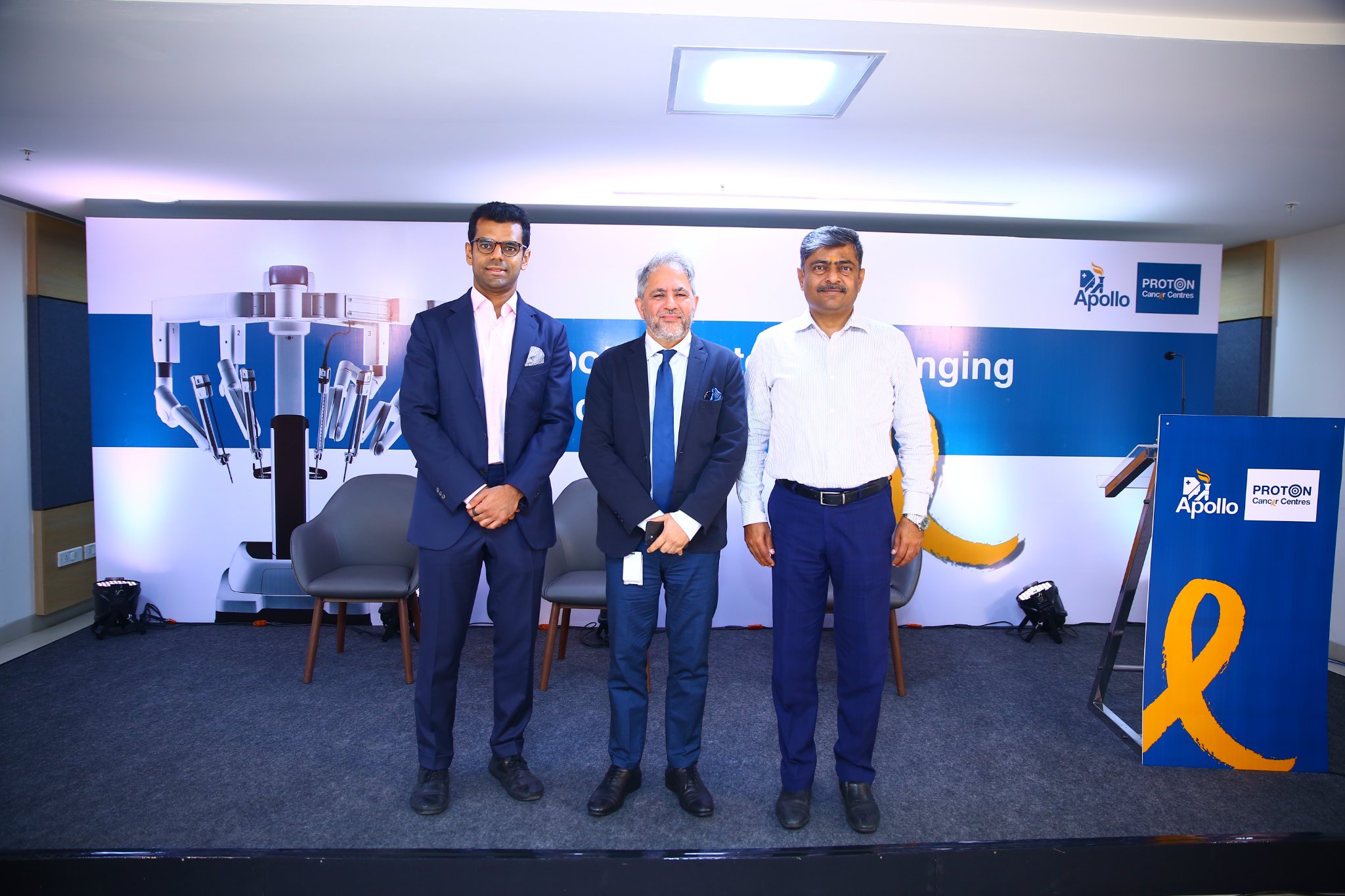 Apollo Proton Cancer Centre successfully treats two unique Cancer cases from Bangladesh with advanced Robotic surgeries 