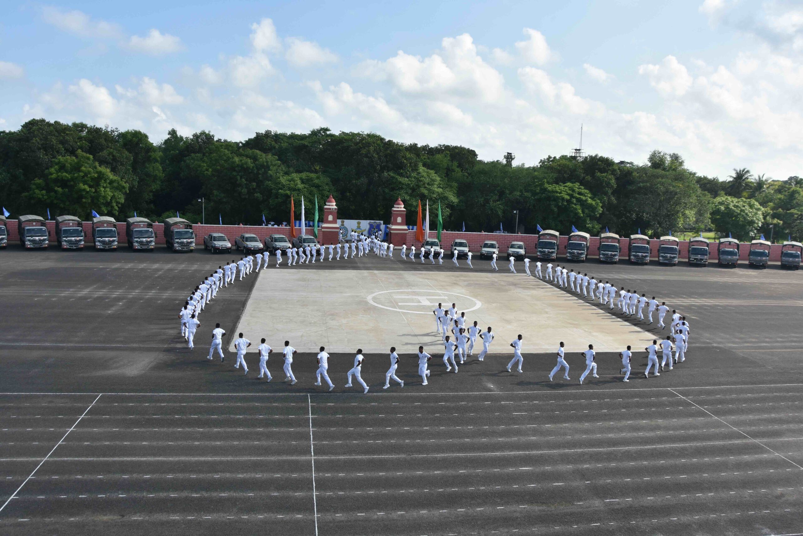 COMBINED PASSING OUT PARADE AT AIR FORCE STATION AVADI