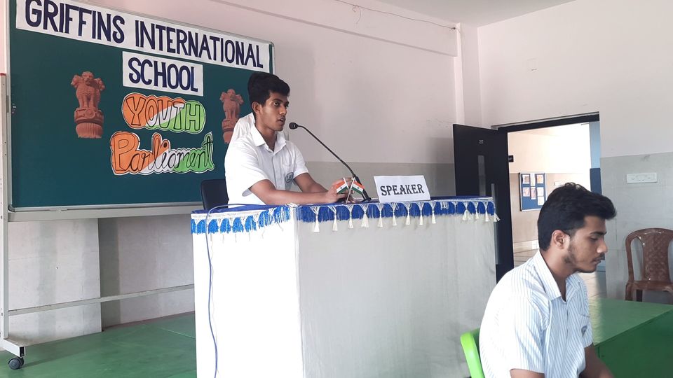 Griffins International School Organized Youth Parliament to nurture future leaders of the nation  