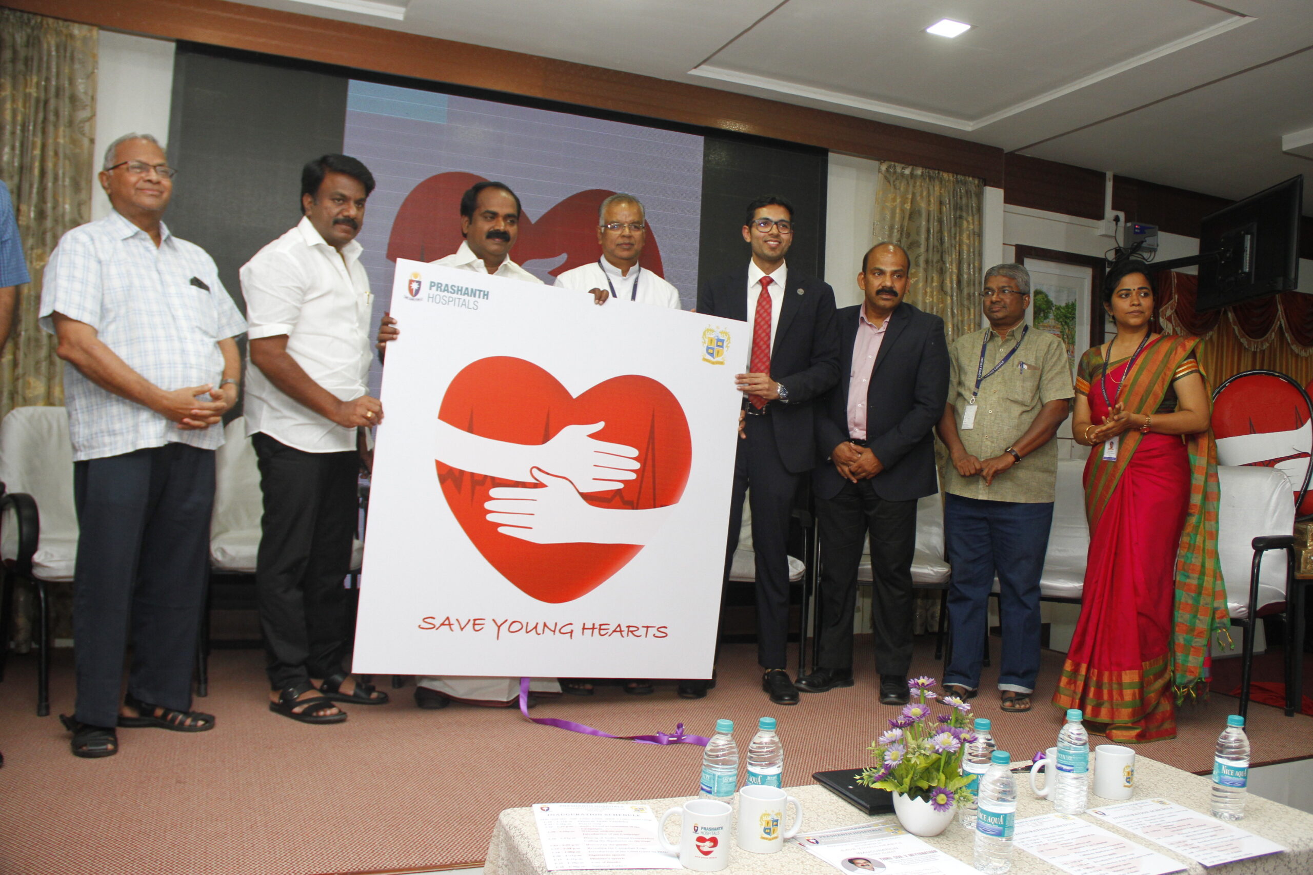 Campaign to Create Cardiac Awareness Among Youngsters Launched in the City by Prashanth Hospitals