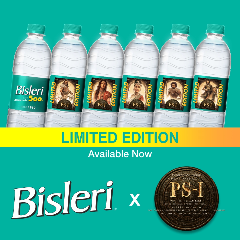 BISLERI CONTINUES TO BUILD LOCAL BRAND LOVE THROUGH PARTNERSHIP WITH PONNIY IN SELVAN: I (PS 1)