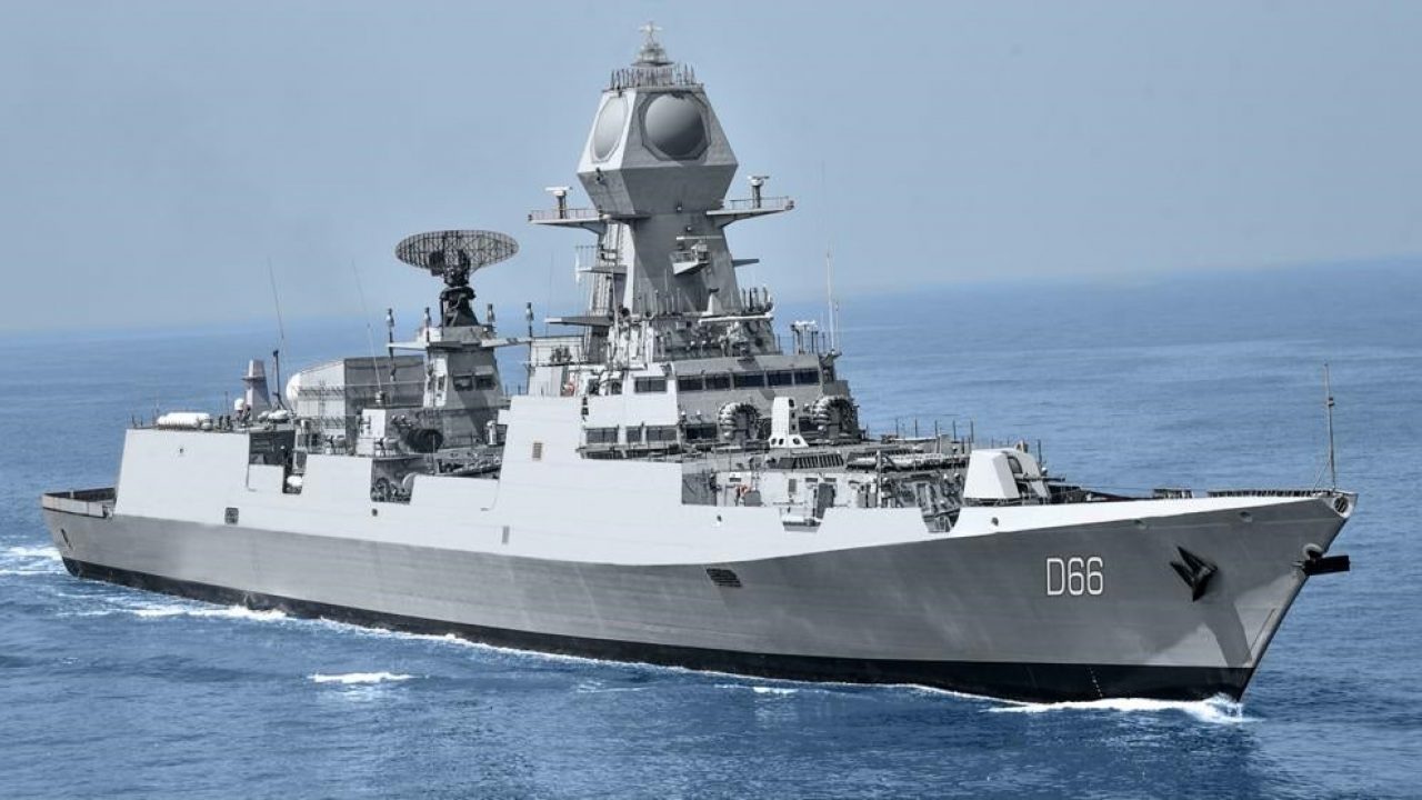 THE INDIAN NAVAL SHIP INTERCEPTS SUSPICIOUS BOAT IN PALK BAY