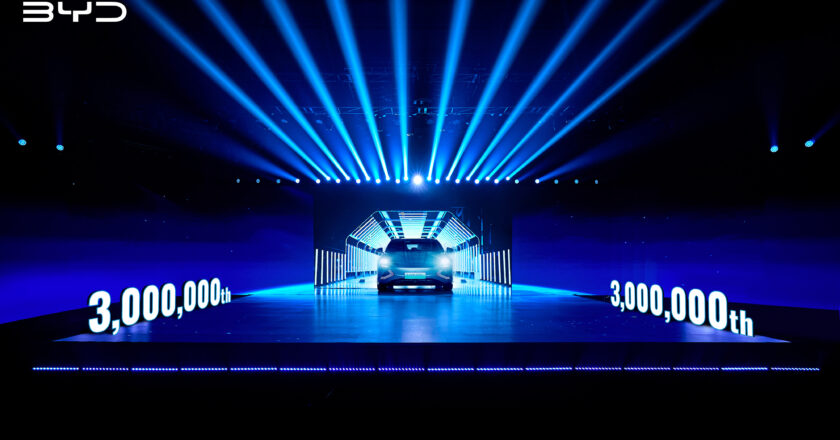 BYD Rolls off its 3 millionth New Energy Vehicle and Debuts A New Passenger