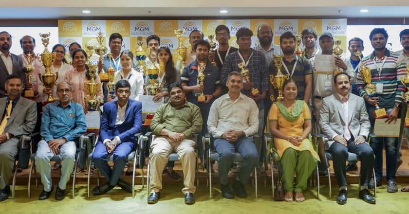 MGM Healthcare, in association with Chennai District Chess Association organized 