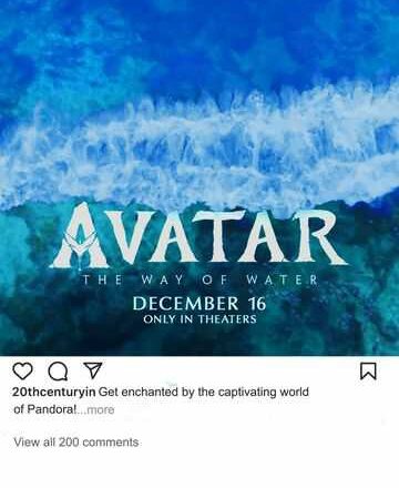 ஜேம்ஸ் கேம்ரூனின் ‘அவதார்’ திரைப்படத்தின் அட்வான்ஸ் புக்கிங் தொடங்கிய வெறும்