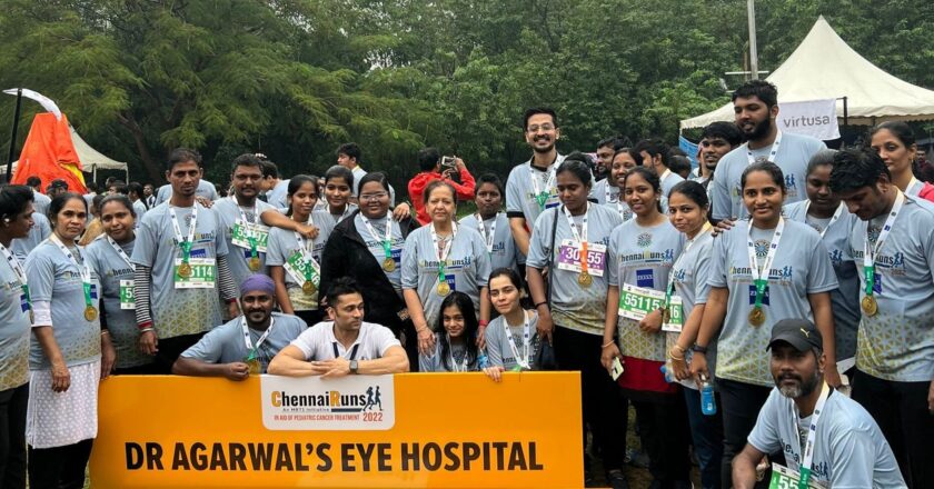 Madras Round Table 1’s “Chennai Runs” Charity Marathon for Paediatric Cancer Care,
