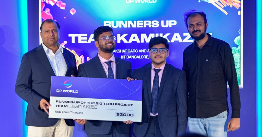Indian student part of winning team at DP World’s inaugural Big Tech Project competition