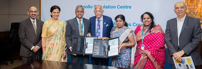 Apollo QSimulation Centre at Apollo Speciality Hospitals, Vanagaram signed an MoU with Tamil Nadu