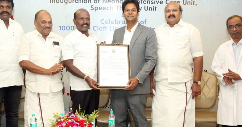TN Health Minister Inaugurates Neonatal ICU and Speech Therapy Centre