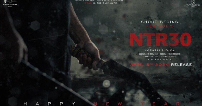 NTR30 eyeing a worldwide release on April 5th, 2024!