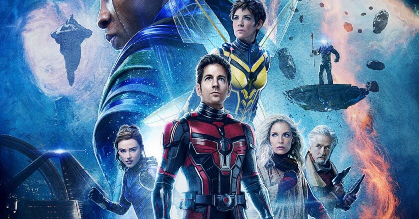 Super-Hero partners Scott Lang (Paul Rudd) and Hope van Dyne (Evangeline Lilly)