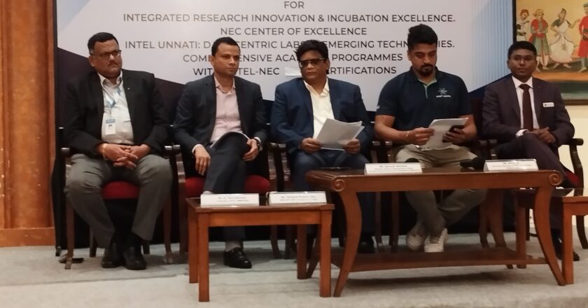 AVIT, VMRF(DU) signs MoU with NEC Corporation India and Intel Technology India Private Limited