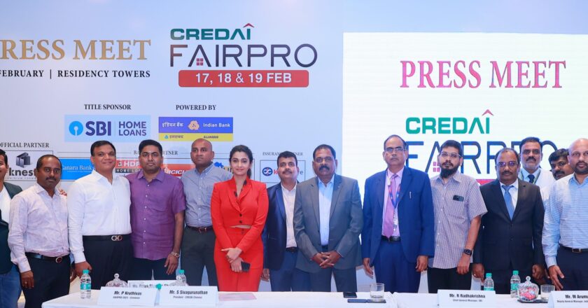 CREDAI CHENNAI TO ORGANISE INDIA’S BIGGEST AND MOST CREDIBLE PROPERTY EXPO 
