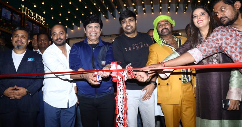 The Grand Launch of @_PVRCinemas in Airport Aerohub today in presence of Eminent personalities