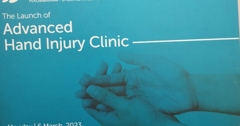 Gleneagles Global Health City launches 24×7 Advanced Hand Injury Clinic