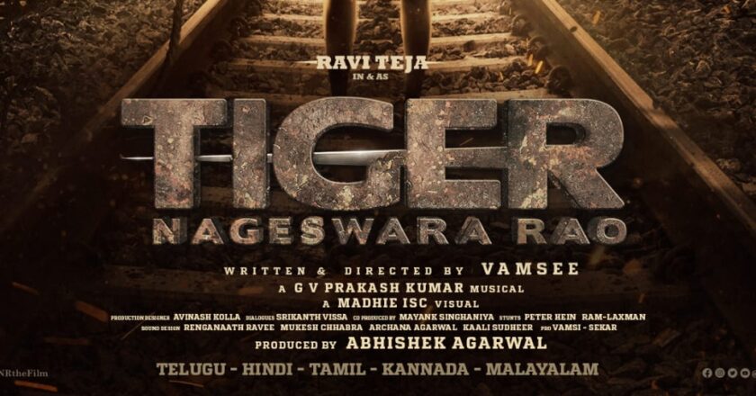 மாஸ் மகாராஜா’ ரவி தேஜா நடிக்கும் ‘டைகர் நாகேஸ்வரராவ்’ படத்தின் இறுதி கட்ட படப் பிடிப்பு தொடக்கம்