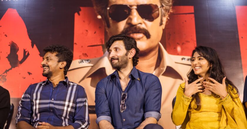 Team Jailer meet the press and media and thank them for thesuccess of the film.