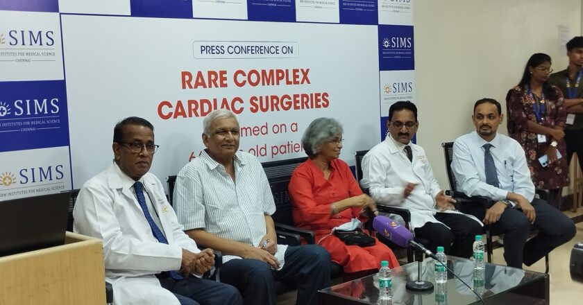ICAD Team at SIMS Hospitals conducts a successful lifesaving staged procedure for complex