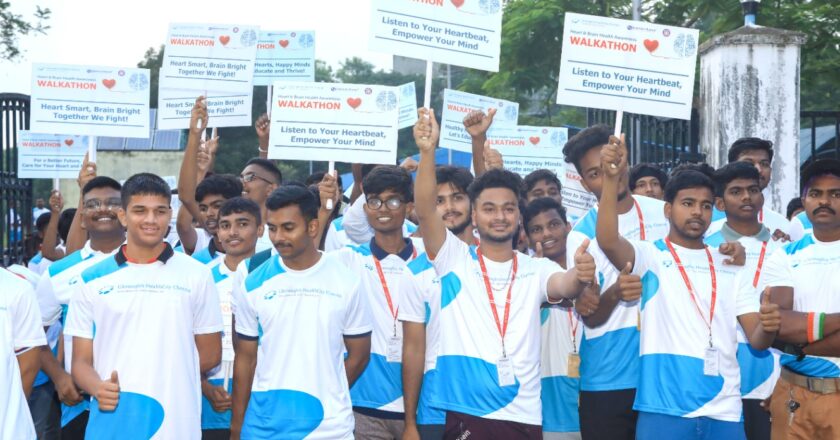 Gleneagles Healthcity Chennai Organises Walkathon for a Healthy Heart and Brain