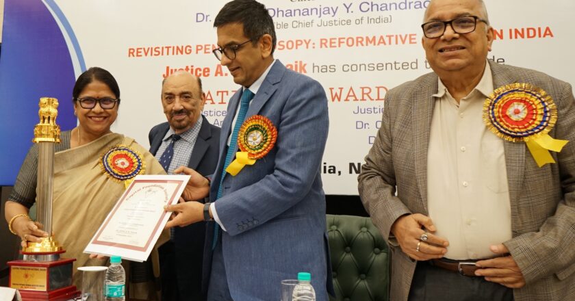 Dr. Silpi Sahoo, Chairperson, SAI International Education Group honored