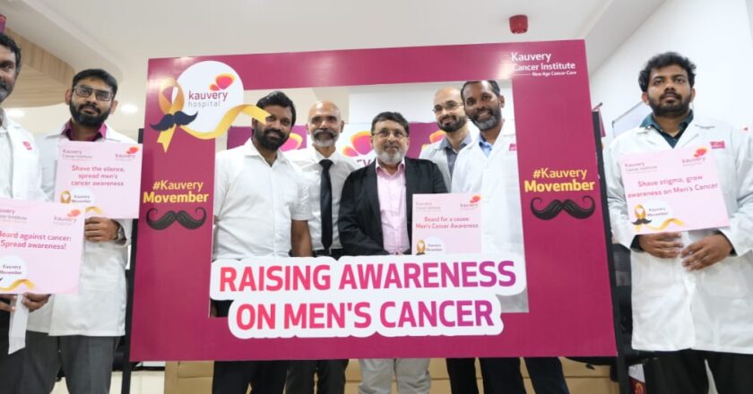 Kauvery Cancer Institute Doctors Unite for “No Shave November”