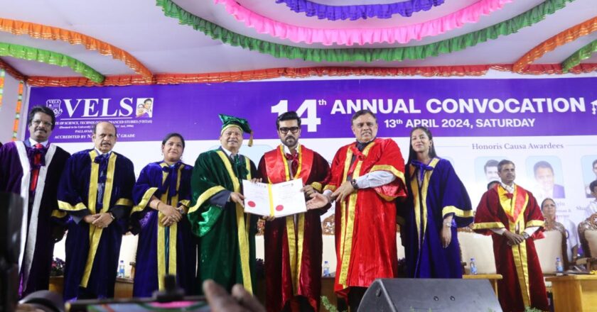 Actor Ramcharan gets doctorate