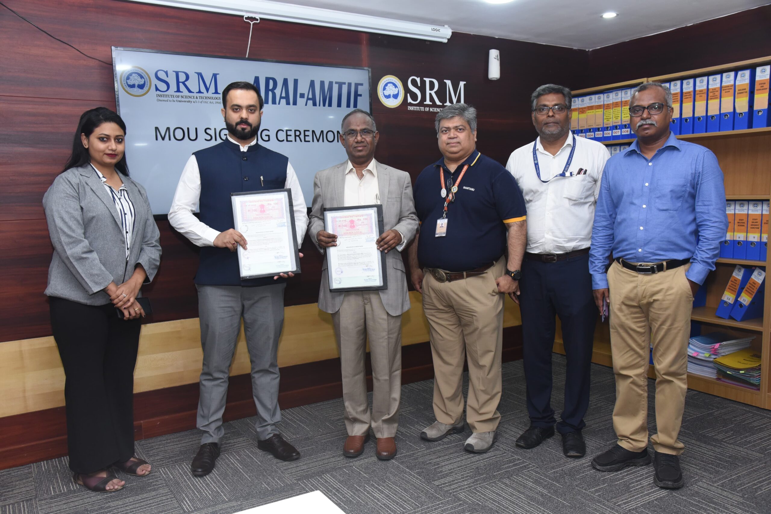 Tie-up will enhance skills, drive research, foster advancements in mobility & allied tech. domains SRMIST, ARAI-AMTIF sign pact to promote innovation, help in creating Startups