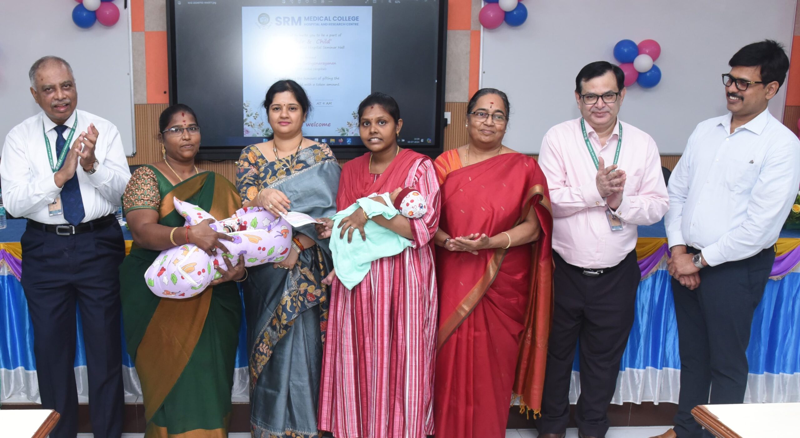SRM Hospital celebrates Mother and Child Day