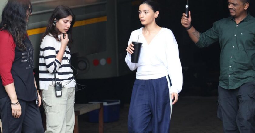 Alpha Alia Bhatt snapped shooting for her YRF Spy Universe film!
