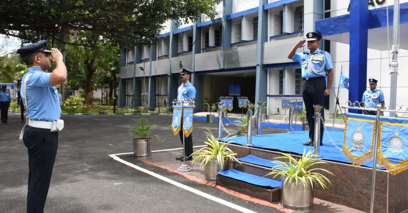 AOC-IN-C TRAINING COMMAND, IAF VISITS AIR FORCE ADMINISTRATIVE COLLEGE, COIMBATORE