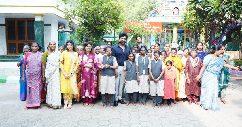 உதவும் கரங்கள்’ குழந்தைகளுடன் பிறந்தநாள் கொண்டாடிய நடிகர் அருண் விஜய் !*