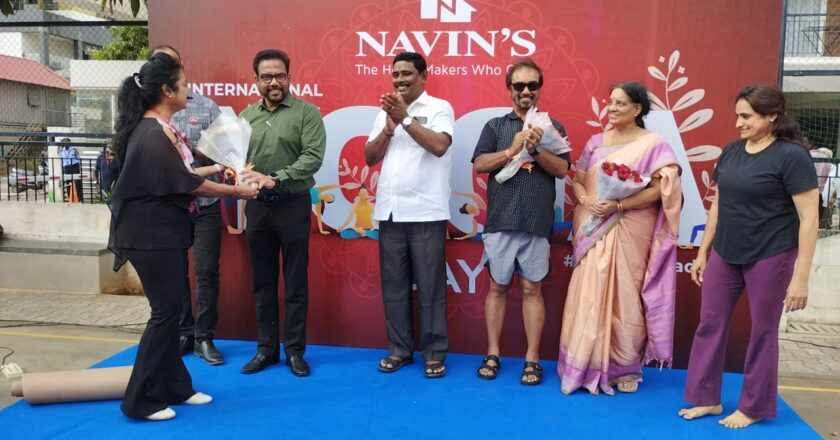 Medavakkam residents celebrate Intern ational Yoga Day