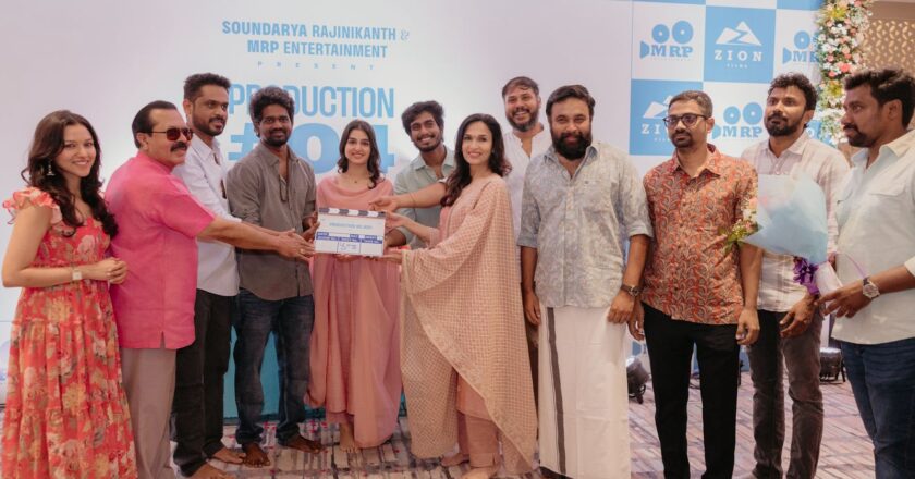 Zion Films சார்பில் சௌந்தர்யா ரஜினிகாந்த் MRP Entertainment  இணைந்து வழங்க,