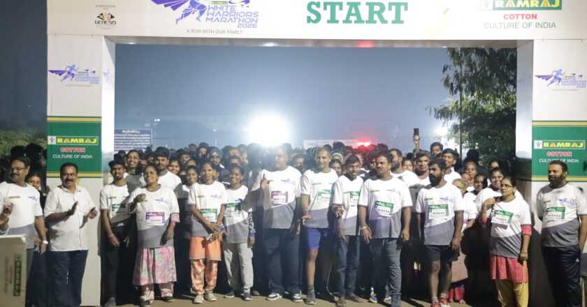 Ramraj White Warriors Marathon 2026” draws over 2000 participants