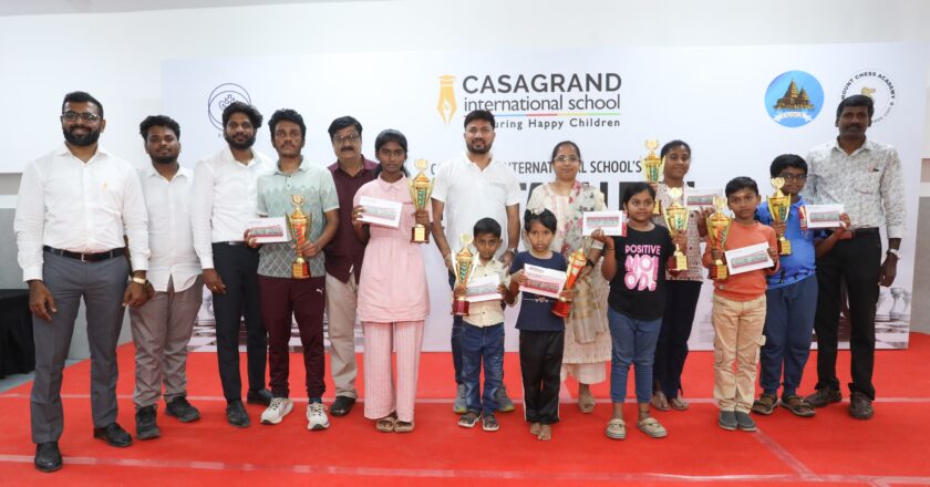 Casagrand International School hosts 4th State Level Children’s Chess