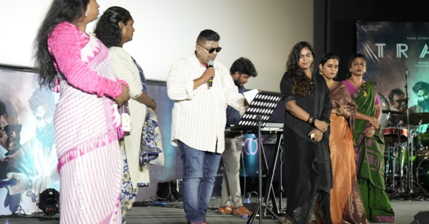 The audio and teaser launch of ‘Train’, produced by V Creations’ Kalaipuli S. Thanu