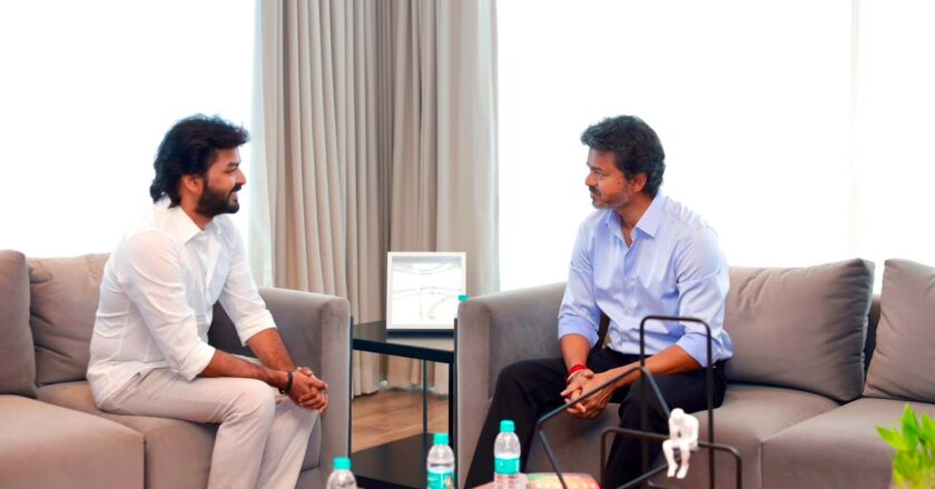 *Actor Jai today paid a courtesy visit to the Hon’ble Chief Minister of Tamil Nadu,