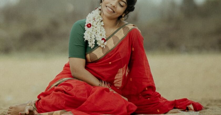Before the camera found her, Sumithra found acting on a school