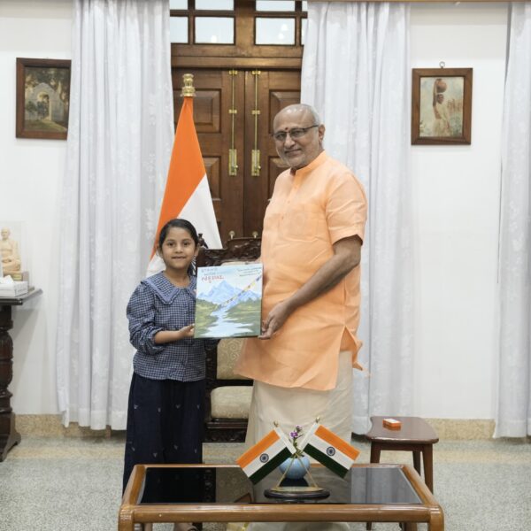 7-YEAR-OLD ROOHI MOHAZZAB MEETS HON’BLE VICE PRESIDENT OF INDIA