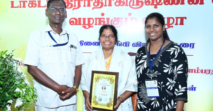 Pride of Ranipet: Middle Grade Teacher P. Thenmozhi Honored