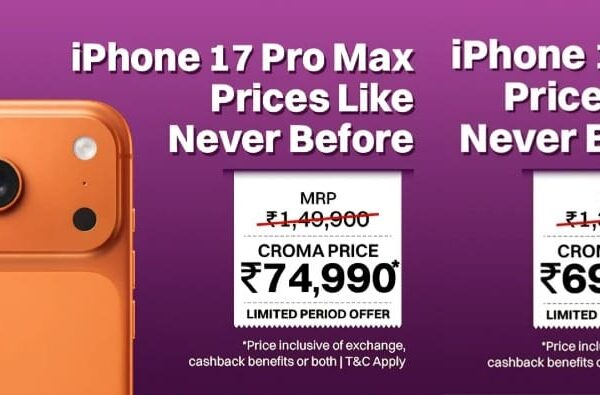 Croma Opens Pre-Bookings for New iPhone 18 Pro Line-Up