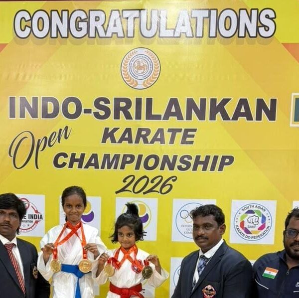 Tamil Nadu’s Young Karate Athletes Strike Gold with 32 Medals at Indo-Sri Lankan