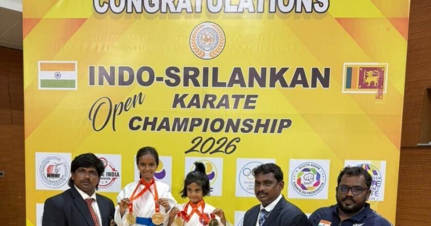 Tamil Nadu’s Young Karate Athletes Strike Gold with 32 Medals at Indo-Sri Lankan