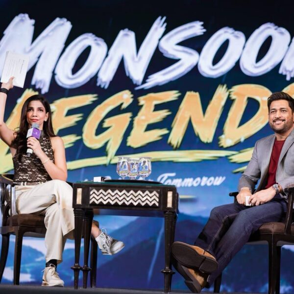 The Icon MS Dhoni sharing some gems in a light hearted conversation