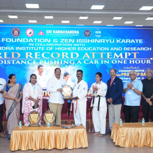 CHENNAI KARATE INSTRUCTOR MAKES HISTORY WITH WORLD RECORD