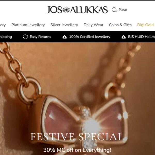 Jos Alukkas Unveils New Website for a Seamless Online Jewellery Shopping
