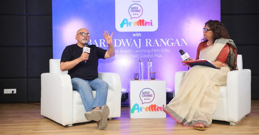 Super Chennai Honours Baradwaj Rangan as Icon of the Month